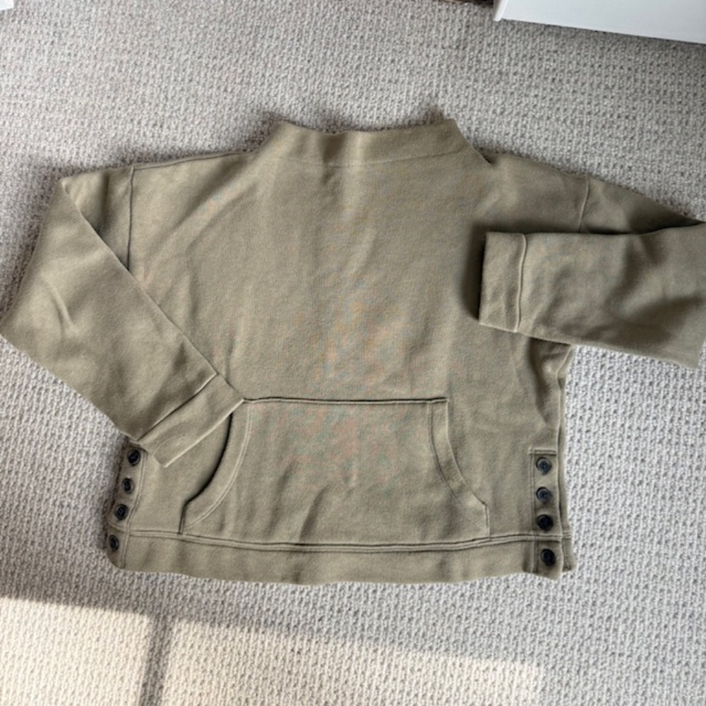 Madewell MWL mockneck sweatshirt